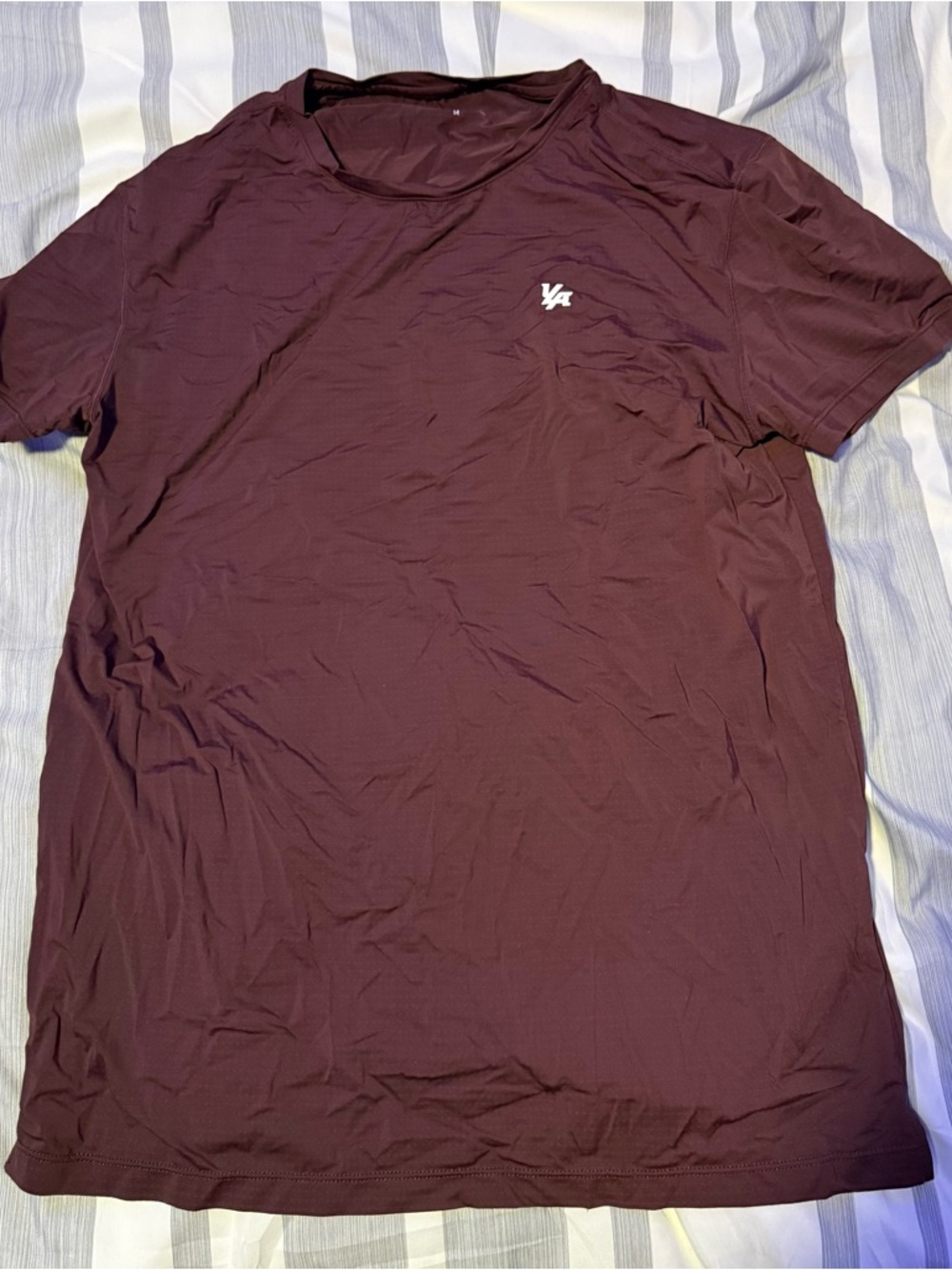 YoungLA Maroon Short Sleeve Performance 423 Zephyr Conpression Tee